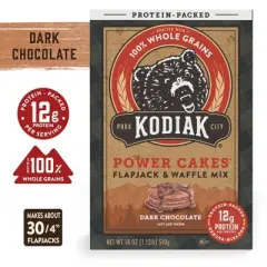 Kodiak Protein-Packed Flapjack & Waffle Mix Dark Chocolate - 18oz