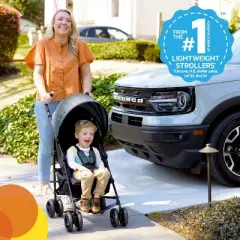 Bright Starts Ford Bronco HighGear Lightweight Baby Stroller - Gray