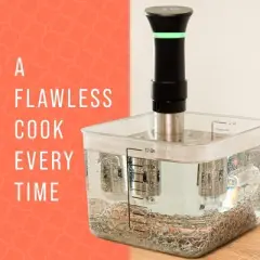 Impresa Sous Vide Weight - Chainmail Stainless Steel 1.3lb Weight - Sous Vide Weights and Clips - 2 Clips Full Submersion