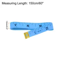 Unique Bargains Soft Plastic Flexible Tailor Seamstress Ruler Tape Measure