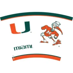 NCAA Miami Hurricanes Tradition Classic Tumbler with Lid - 24oz