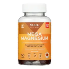 Suku Vitamins - Gummy Mega Magnesium Grape Blackberry - 1 Each - 50 Count