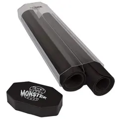 Monster Protectors Dual Playmat Tube Prism-Shaped Play Mat Case Holds Two Playmats at Once - Won't Roll Off Surface and Easy in and Out Design w Secure Lid