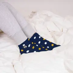 NHL Nashville Predators Random Dots Fuzzy Socks