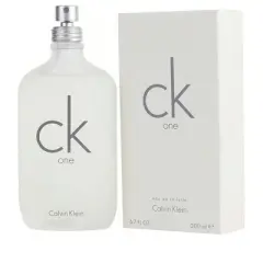 Ck One By Calvin Klein Unisex Bergamot, Papaya,  Violet, Nutmeg, Oakmoss, Cedar, Musk, Amber, Sandalwood Edt Spray 6.7 Oz