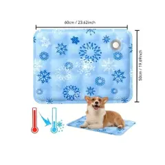 Summer Pet Ice Cushion for Dogs and Cats, Pet Cooling Pad, Cool but not ice, Long-lasting Cooling, removable and washable ANTI-scratch wear-resistant