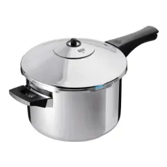 Kuhn Rikon Duromatic Stainless Steel Saucepan Pressure Cooker, 3.7 Qt