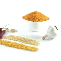 Thanjavur's Garlic Idli Podi / Spicy Garlic Milagai Podi For Idli & Dosa / Garlic Milagai Podi - Pack of 3 &times; 200g = 1.32 lbs
