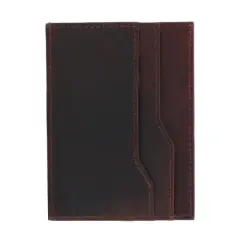CTM Men's RFID Leather Front Pocket Card Sleeve Wallet