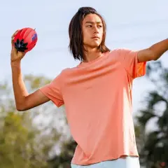 NERF Vortex Rocket - Red: Polyurethane Shell Football for Kids 6+