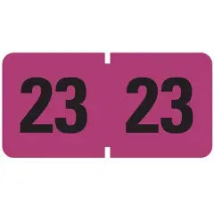 Smead ETYJ Color-Coded Year Label, 2023, Label Roll, Purple, 500 per Roll (68323)