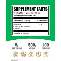 BulkSupplements Holy Basil Powder
