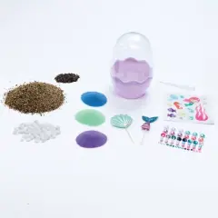 Creativity For Kids Mini Garden Mermaid Craft Kit: Terrarium Art Set with Seeds & Stickers for Kids 6+