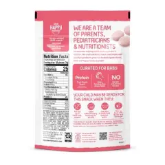 Happy Baby Organic Yogis Strawberry Banana Freeze Dried Greek Yogurt & Fruit Baby Snacks - 1oz