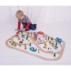 Bigjigs Town and Country Set