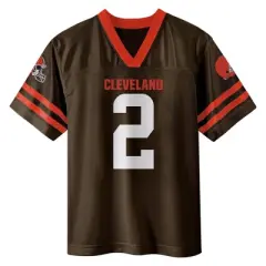 NFL Cleveland Browns Boys' Short Sleeve Cooper Jersey