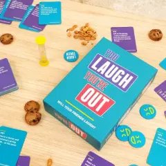 You Laugh You're Out Card Game: DSS Games Party Activity for 4 or More Players, Focus on Social & Language Skills