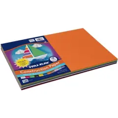 Tru-Ray Sulphite Construction Paper, 12 x 18 Inches, Assorted Color, 120 Sheets