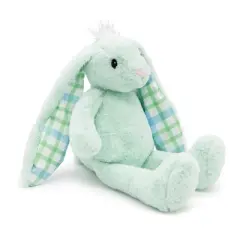 Plushible Green Plaid Eared Bunny