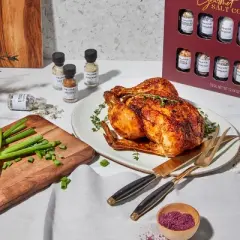 Thoughtfully Gifts, Salt Sampler Gift Set, Flavors Include Garlic, Rosemary, Lemon and More, Set of 18