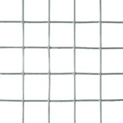 YardGard 4 x 5 Foot Heavy Duty Galvanized Steel 1/4 Inch Square Mesh Design Poultry Netting/Wire Garden Fencing Hardware Cloth, Silver