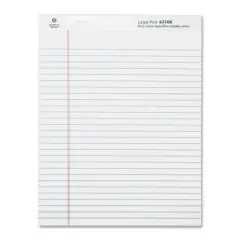 Business Source Legal Pads Legal Ruled 50 Sht 8-1/2"x11-3/4" 12Pack WE 63108