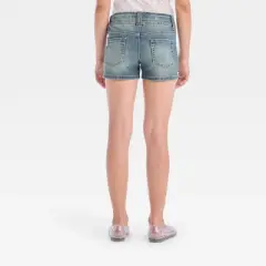 Girls' Mid-Rise Paneled Denim Shorts - art class&trade;