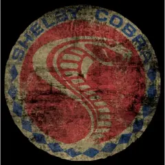 Women's Shelby Cobra Distressed Cobra Circle Logo T-Shirt