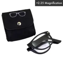 Global Vision Eyewear Foldable Bifocal Reading Glasses with Clear Lenses