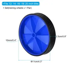 Unique Bargains Universal Bike Accessories Balance Training Wheels for Kids 1 Pair