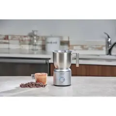 Capresso Automatic Milk Frother/Hot Chocolate Maker Froth Select &ndash; Silver 209.05: Hot Cocoa & Milk Steamer, 600W Electric