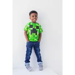 Minecraft Creeper 2 Pack T-Shirts Little Kid to Big Kid