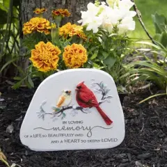 Pavilion Gift Company - In Loving Memory - 5.5" Standing Memorial Stone - Stepping Stones and Pathways