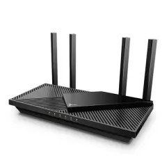 TP-Link Wi-Fi 6 Router AX1800 Smart Wi-Fi Router (Archer AX21) Dual Band Gigabit Router Black Manufacturer Refurbished