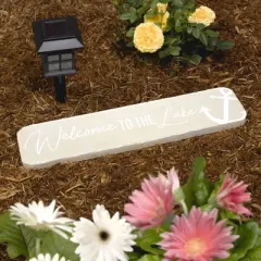 Pavilion Gift Company - Lake - 16" x 3.75" Garden Stone - Stepping Stones and Pathways