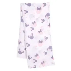 Lambs & Ivy Disney Baby Minnie Mouse Swaddle Blanket & Plush Infant Gift Set - 2pk