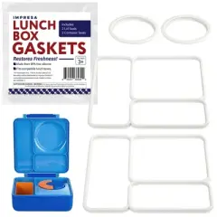Impresa [4 PC] Seal Replacement Parts for Omiebox Bento Box for