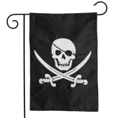 Briarwood Lane Summer Garden Flag x For Outdoor Pirate Jack Applique & Embroidered For Summer Garden Flag Flags For Outside