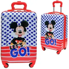 Mickey Mouse Boys 360 Spin Luggage