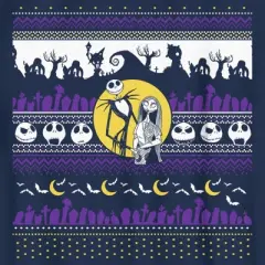 Boy's The Nightmare Before Christmas Jack and Sally Halloween Print T-Shirt