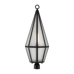 Savoy House Peninsula 1 - Light Post Light in  Matte Black