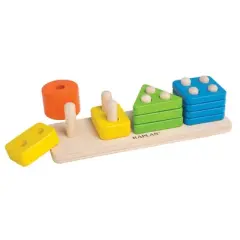 Guidecraft Toddler Wooden One to Four Counter