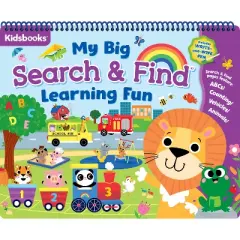 My Big Search & Find Learning Fun Pad - by  Kidsbooks Publishing (Spiral Bound)