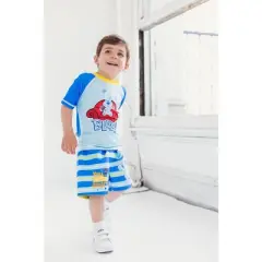 Blue's Clues & You! Rash Guard and Swim Trunks Outfit Set Toddler