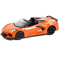 2021 Chevrolet Corvette Stingray Convertible Sebring Orange Met. "Greenlight Muscle" Series 1/64 Diecast Model Car by Greenlight