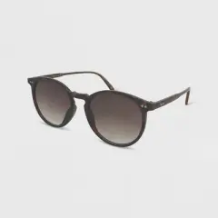 Women's Plastic Round Sunglasses - Wild Fable&trade; Brown