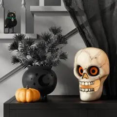 12" Skull Mister Halloween Decorative Prop Off-White - Hyde and EEK! Boutique&trade;