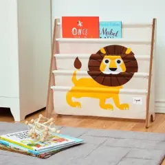 3 Sprouts Kids Bookcase, Toddler Bookshelf - Lion