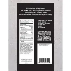 Wild Bill's Pork Belly Bites 3oz Pack 3-ct