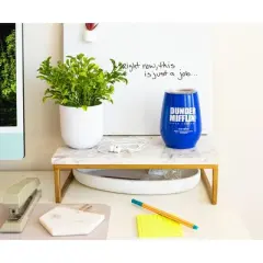 Silver Buffalo The Office Dunder Mifflin Stainless Steel Tumbler With Lid | Holds 10 Ounces